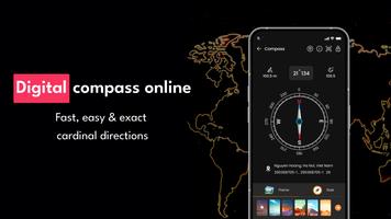 Real Compass: Direction Finder স্ক্রিনশট 1