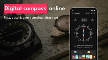 Real Compass: Direction Finder تصوير الشاشة 1
