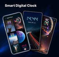 برنامه‌نما Digital Clock - Smart Watch BG عکس از صفحه