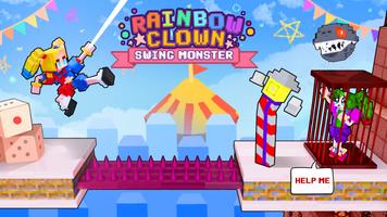 Rainbow Clown: Swing Monster الملصق