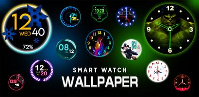 Smart Watch - Clock Wallpaper Affiche
