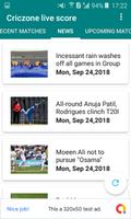 Criczon live score स्क्रीनशॉट 1