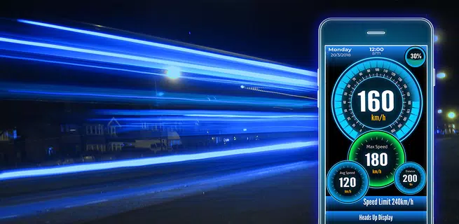 GPS Speedometer: HUD Digital