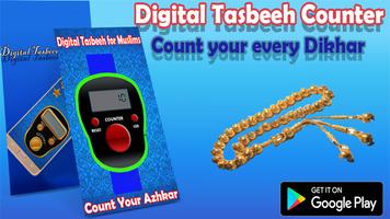 Digital Tasbeeh Counter for Muslims Affiche