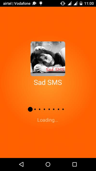 Sad SMS постер.
