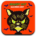 Halloween Scaredy Cat Licht Zeichen