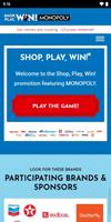 Shop, Play, Win!® MONOPOLY Cartaz
