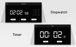 برنامه‌نما Big Clock Display: Digital عکس از صفحه