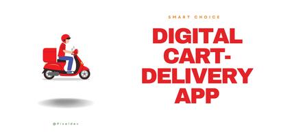 Digital Cart - Delivery App Affiche