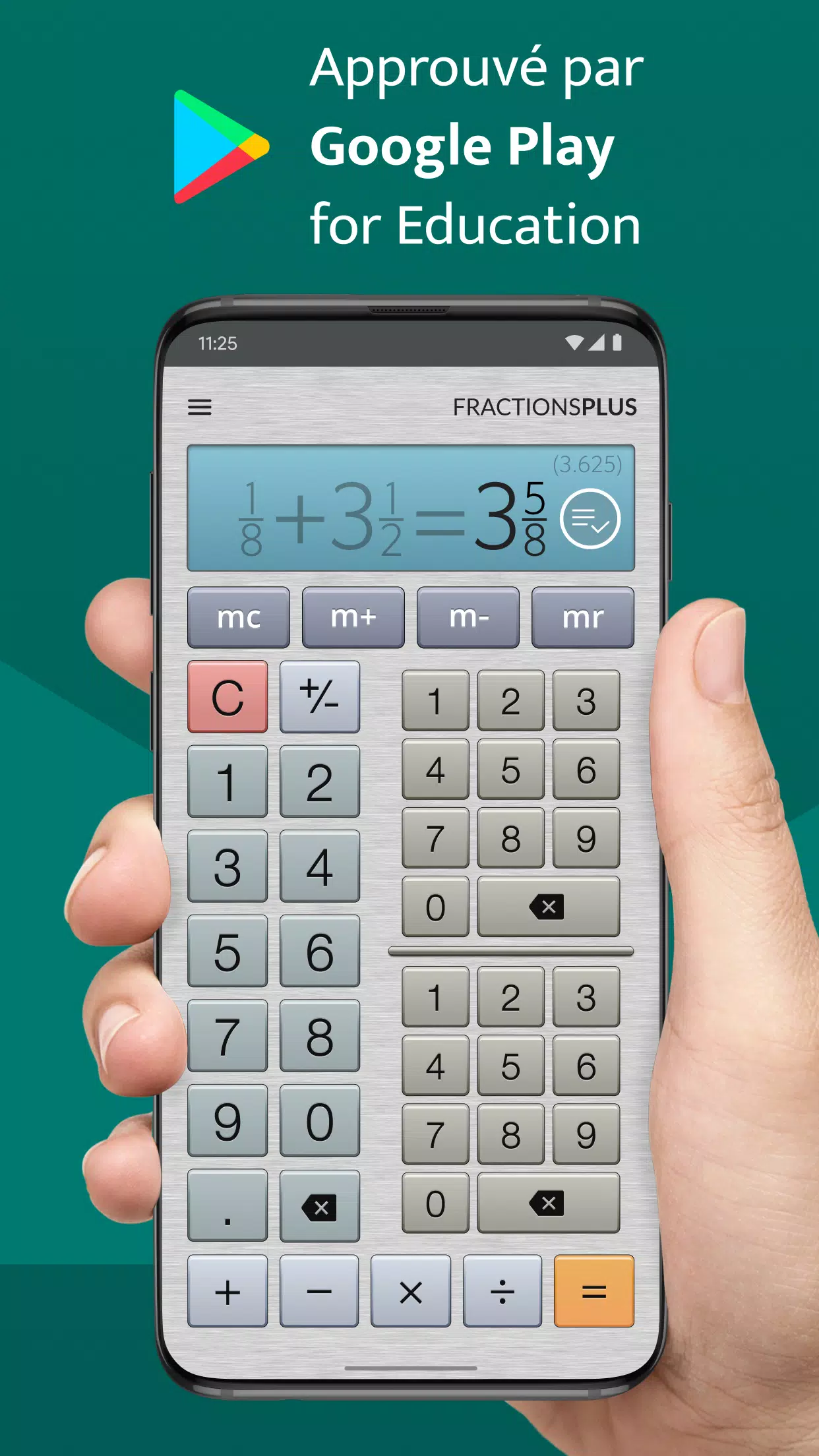 Calculatrice de Fraction Plus APK pour Android Télécharger