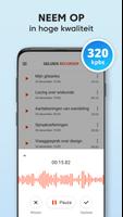 Dictafoon Plus: Spraakrecorder screenshot 1