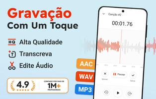 Gravador de Voz: Gravar Áudio Cartaz