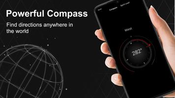 Digital Compass & Level Gauge Affiche