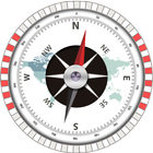 Bússola de giroscópio e navegação de rota de GPS ícone