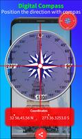 Super Real Digital GPS Compass captura de pantalla 1