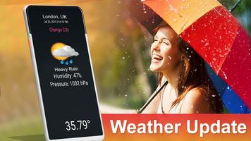 Digital Compass: Battery Life & Weather Forecast poster