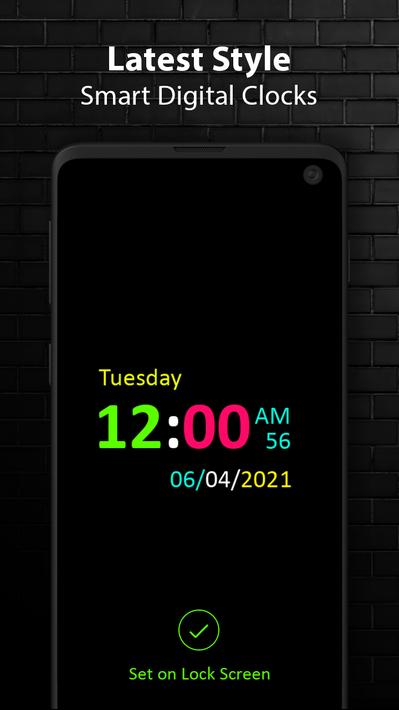 Smart Digital Watch : Live Digital Clock Wallpaper cho Android - Tải về APK