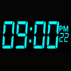 Huge Digital Clock ~Neon Clock icône
