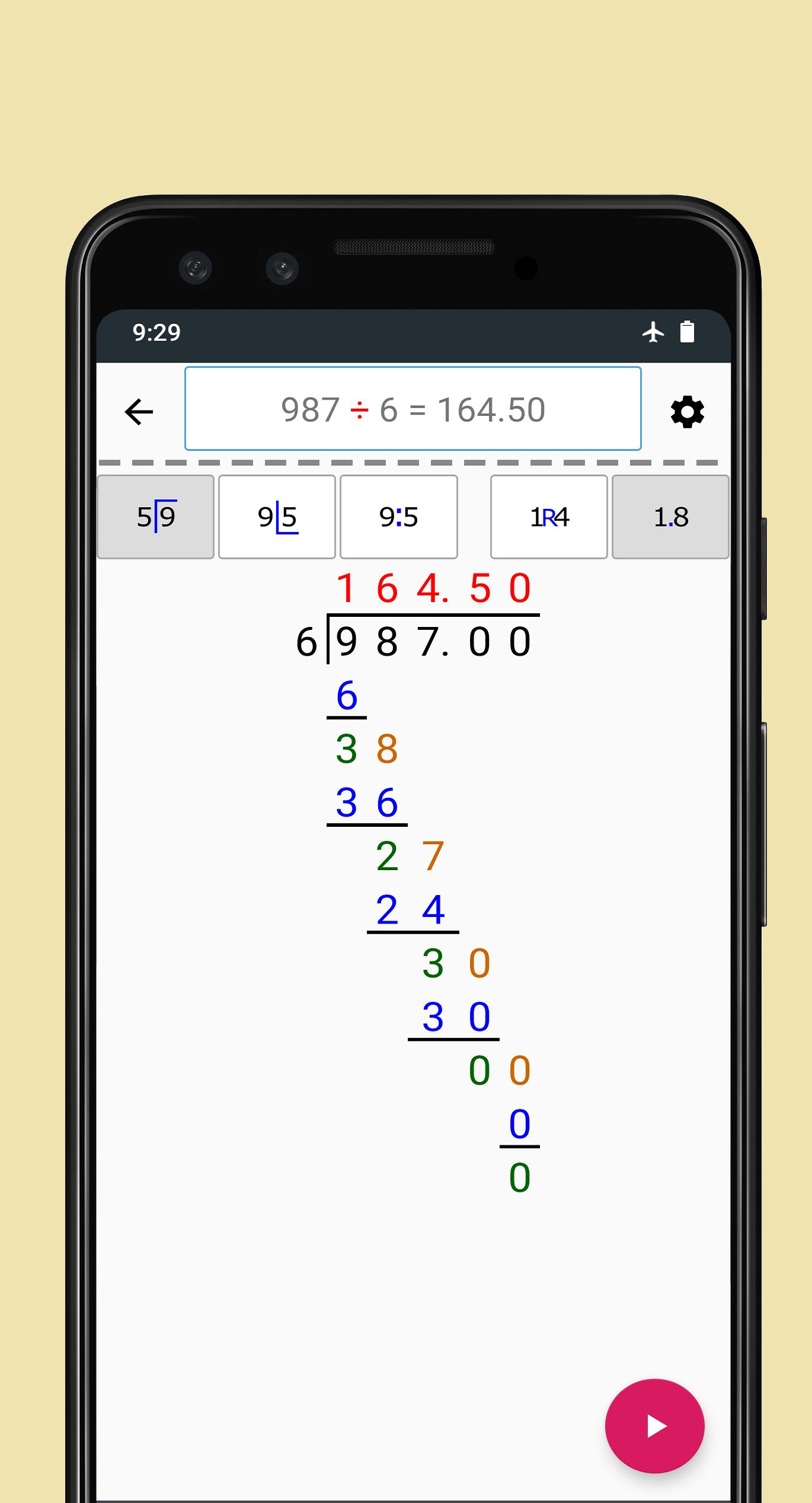 Descarga de APK de Calculadora de división para Android