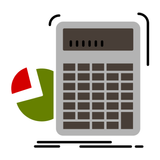 Calculadora de frações ícone