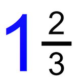 Fractions étape par étape icône