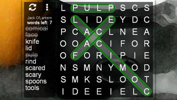 Halloween Word Search Puzzles capture d'écran 1