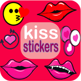 kiss stickers icône