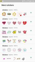 Thank you stickers for WhatsAp Affiche