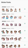 Pegatinas de amor para parejas- WAStickerApps ポスター