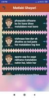 Hindi Matlabi Shayari Status capture d'écran 3