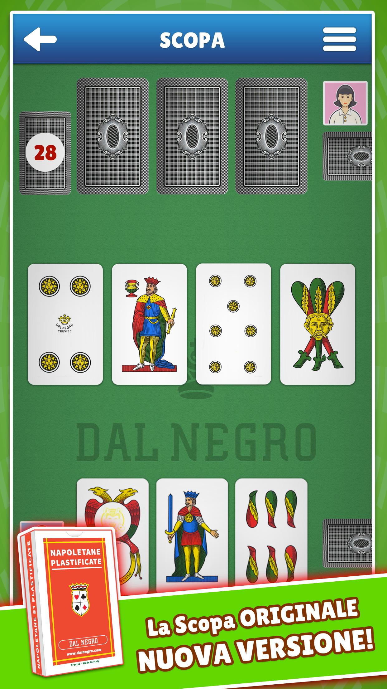 SCARICA GIOCHI DI SCOPA E BRISCOLA DA