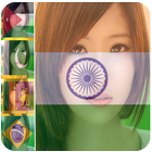 Flag Face Profile Photo Editor ikona