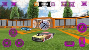 Super RocketBall - Car Soccer تصوير الشاشة 1