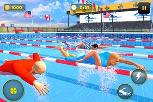 Swimming Pool Rush Water Race syot layar 2