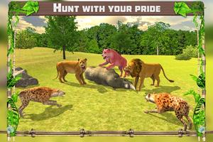 Lion Simulator: Jungle Family ảnh chụp màn hình 2