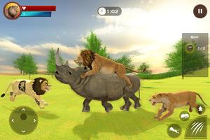 Lion Simulator: Jungle Family ảnh chụp màn hình 3