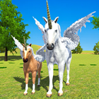 Unicorn Family Simulator Game Zeichen