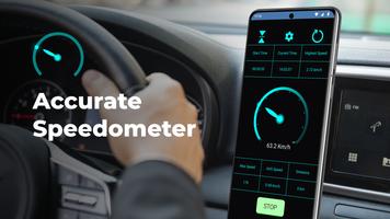 Prędkościomierz GPS — dokładny plakat
