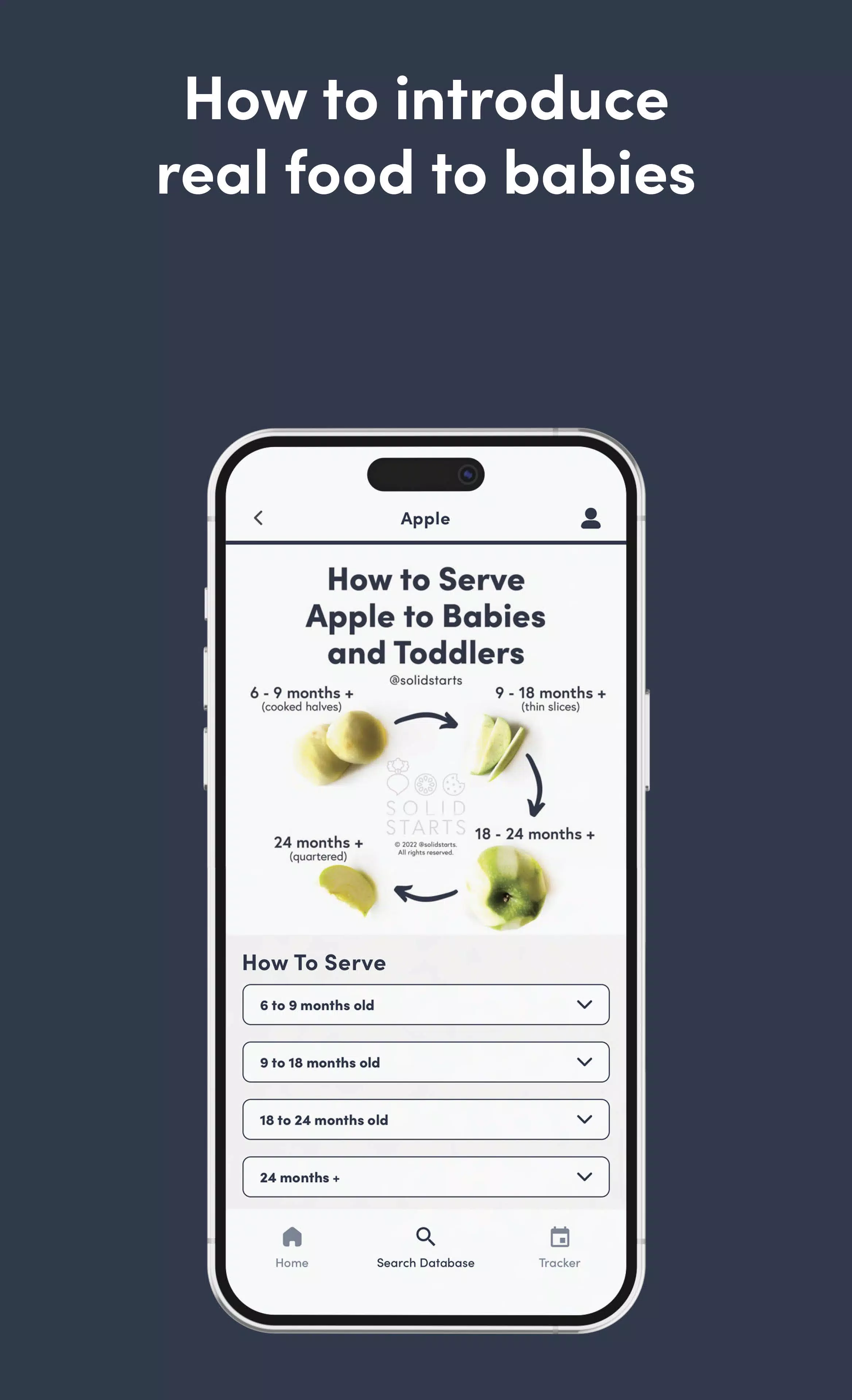 The Solid Starts App - Solid Starts & First Foods Database