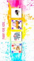 Kids Painting Book: Color shapes Affiche