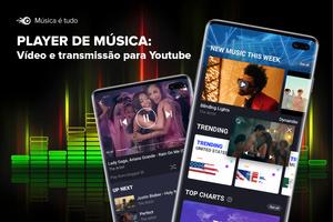 Player de música: vídeo stream Cartaz