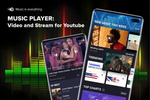 Music player: Video and Stream plakat