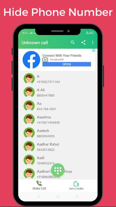 Unknown Call - Best Anonymous Calling App安卓下载,安卓版APK | 免费下载