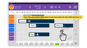레스토랑 좌석 플래너 포스터