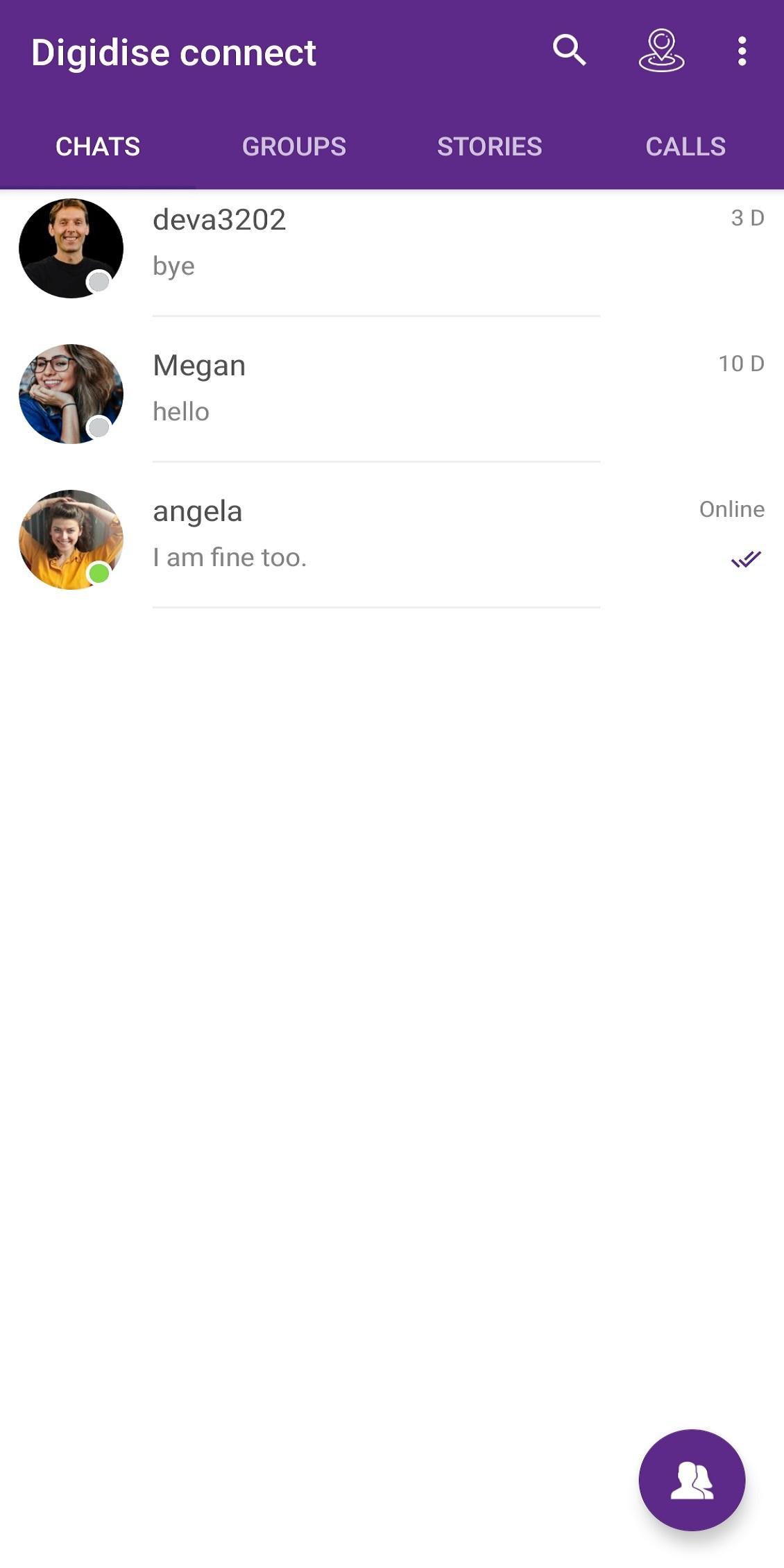 Connect chat