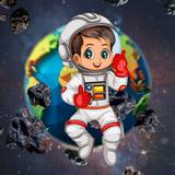 Astronaut Rocket Space Escape Zeichen