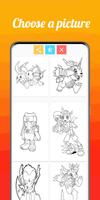 Digimons Kids Coloring Book स्क्रीनशॉट 1