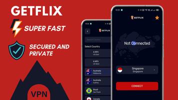 Getflix - Fast VPN Proxy الملصق
