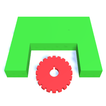 Color Cut 3D Roller Blade Slice Puzzle Game