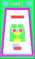 Color Cut 3D Roller Blade Slice Puzzle Game screenshot 3